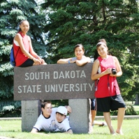 Lakota students visit SDSU