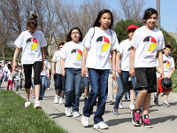 St. Joseph's students participate in the Sobriety Walk