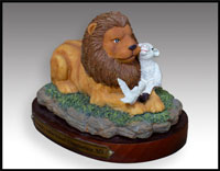 Click here for more information about Lion & Lamb Figurine - (100001)