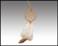 Click here for more information about Corded Dreamcatcher Necklace (060024)
