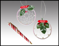 Click here for more information about Peace & Hope Ornaments - (040010)