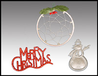 Click here for more information about Three Christmas Ornaments - (040012)