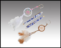 Click here for more information about Two Keychains with Pens - (070003)