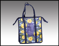 Click here for more information about Sunflower insulated grocery tote - (010021)