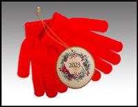 Click here for more information about 2023 Ornament and Gloves - (040027)