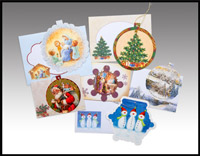 Click here for more information about Christmas Ornament Cards Grab Bag - (040021)