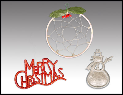 Three Christmas Ornaments