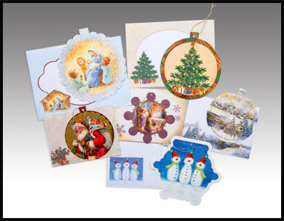 Christmas Ornament Cards Grab Bag