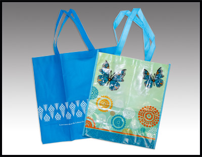 Two Blue Totes
